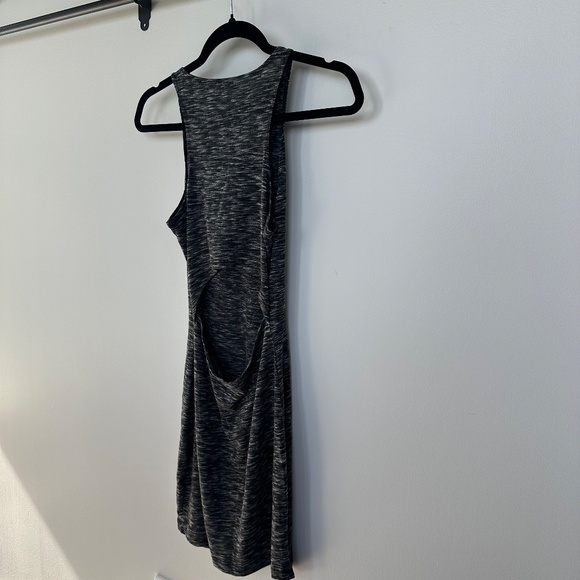 Open Back Bodycon Dress Heather Grey (XS) - Picture 2 of 2